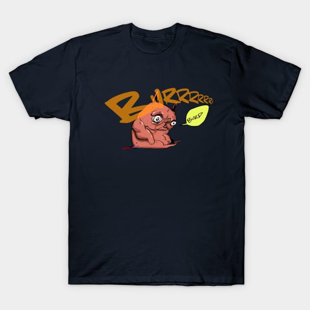 Dog Burp T-Shirt by Ninjanese_art